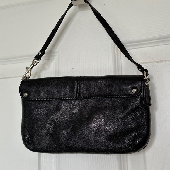 COACH Black Leather Wristlet - Picture 4 of 8